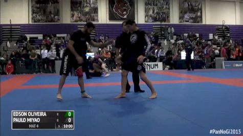 Edson Oliveira vs Paulo Miyao 2015 IBJJF Pan No-Gi Championships