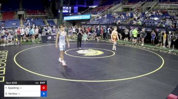 126 lbs Rnd Of 32 - Tanner Spalding, Georgia vs Scout Santos, Oregon