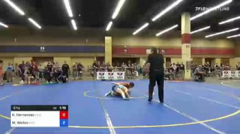 57 kg Consi Of 32 #2 - Katelynn Hernandez, Legends Of Gold Las Vegas vs Madison Wellen, Wyoming Seminary Wrestling Club