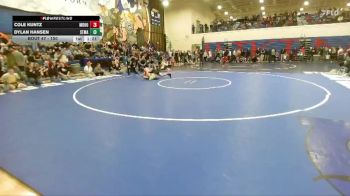 150 lbs Champ. Round 1 - Dylan Hansen, St. Maries vs Cole Kuntz, Mountain Home