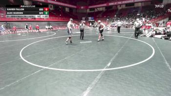 285 lbs D1 - Semi-finals (fri 7:30pm.) - Alex Warden, Bay Port vs Xavier Fallon, Arrowhead