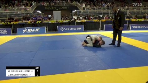 WILLIAM NICHOLAS LUPARDUS vs LUCAS DIEGO BARBOSA 2024 Pan Kids Jiu-Jitsu IBJJF Championship