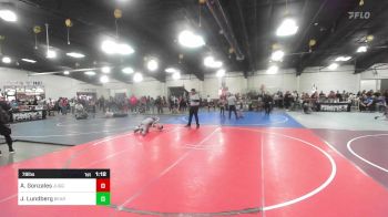 78 lbs Semifinal - Adam Gonzales, Juggernaut WC vs Jaxson Lundberg, Bear Cave