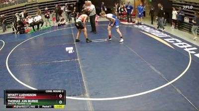 118 lbs Cons. Round 2 - Thomas Jun Burke, Aniciete Training Club vs Wyatt Ludvigson, Gunnison Valley