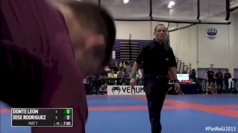 Dante Leon vs Jose Rodriguez 2015 IBJJF Pan No-Gi Championships