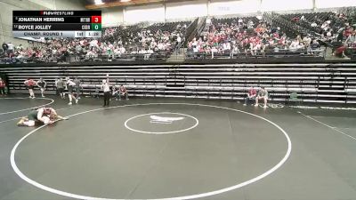 4A 285 lbs Champ. Round 1 - Jonathan Herring, Mt View vs Royce Jolley, Cedar