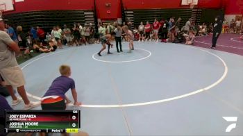 125 lbs Round 2 (6 Team) - Joey Esparza, BB Wrestling vs Joshua Moore, Chickasha