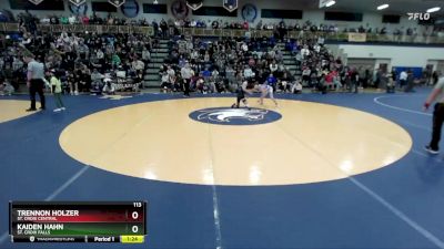 113 lbs Semifinal - Trennon Holzer, St. Croix Central vs Kaiden Hahn, St. Croix Falls