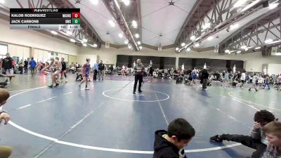 106 lbs Final - Kalob Rodriguez, Mat Assassins Red vs Jack Carbone, DoughBoy MS