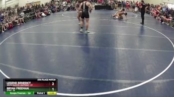 175 lbs Finals (8 Team) - Bryan Freeman, Utah vs Legend Benedict, South Dakota Lightning