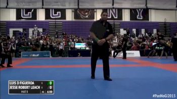 Luis Figueroa vs Jesse Leach 2015 IBJJF Pan No-Gi Championships