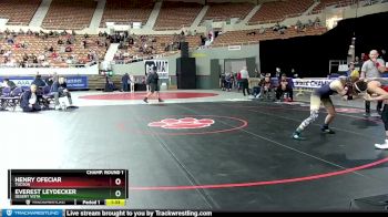 D1-120 lbs Champ. Round 1 - Everest Leydecker, Desert Vista vs Henry Ofeciar, Tucson