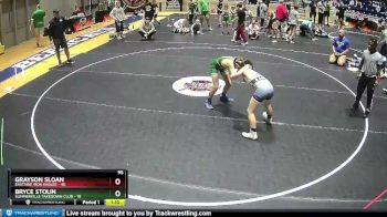 95 lbs Round 2 (6 Team) - Grayson Sloan, Eastside Iron Eagles vs Bryce Stolin, Summerville Takedown Club