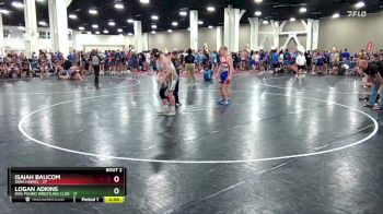 165 lbs Round 1 (6 Team) - Logan Adkins, Dog Pound Wrestling Club vs Isaiah Baucom, Iowa Hawks