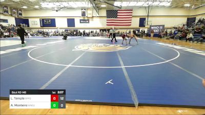 141 lbs Quarterfinal - Luke Temple, Springfield vs Austin Monteiro, Western New England