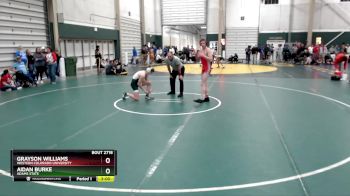 149 lbs Cons. Round 4 - Grayson Williams, Western Colorado University vs Aidan Burke, Adams State