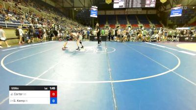 126 lbs Rnd Of 128 - Jacksen Carter, SD vs Gavyn Kemp, IN