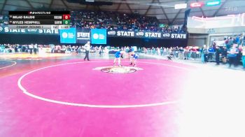 Boys 3A 150 lbs Champ. Round 1 - Myles Hemphill, Garfield vs Milad Salehi, Rainier Beach
