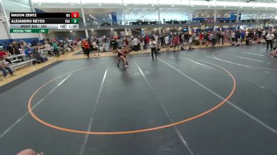 150 lbs Champ. Round 3 - Mason Zentz, Wrestling University vs Alejandro Reyes, Unattached