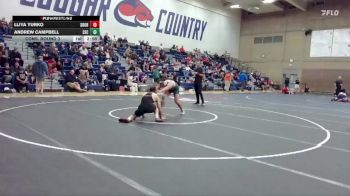 174 lbs Cons. Round 3 - Lliya Yurko, Southern Oregon vs Andrew Campbell, Evergreen State College