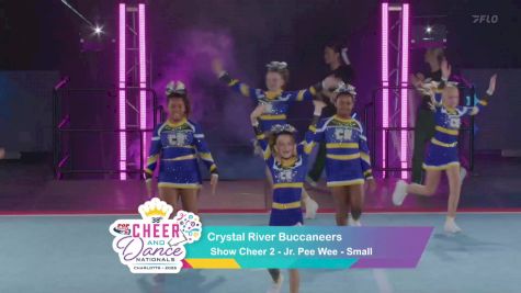 Show Cheer 2 - Crystal River Buccaneers [2025 Jr. Pee Wee Day 1] 2025 Pop Warner National Cheer & Dance Championship