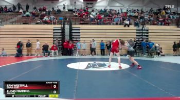 106 lbs Champ. Round 3 - Lucas Manning, Portage vs Sam Westfall, Crown Point