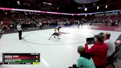 D1-120 lbs Cons. Semi - George Jones, Homestead vs Lincoln Flayter, Hartford Union