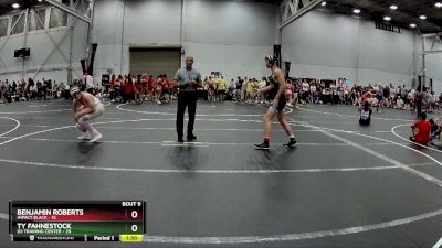 150 lbs Round 3 (8 Team) - Benjamin Roberts, Impact Black vs Ty Fahnestock, D3 Training Center