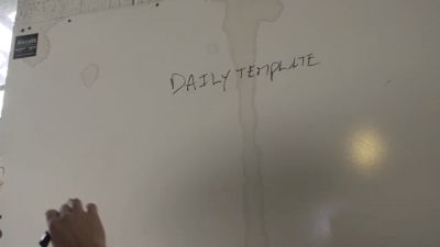 Donny At The Whiteboard Part 1: A Daily Template