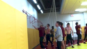 Cyclones Finish Practice With Pull Ups And Ropes