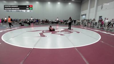 80 lbs Rr Rnd 3 - Cooper Kennedy, The Hunt WC Orange - EL vs Jackson Wetmore, Top Flight Wrestling Academy - EL