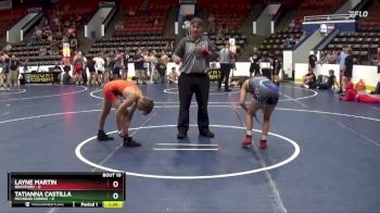 108 lbs Finals (8 Team) - Tatianna Castilla, Michigan Cobras vs Layne Martin, Rockford