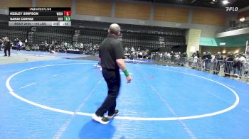 145 lbs Quarterfinal - Dakota Frogge, Wasatch vs Gemma LeBeau, Eagle