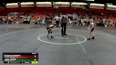 60 lbs Round 1 (8 Team) - Ethan Schwartz, Armory Athletics vs John Vosick, Warner Elite