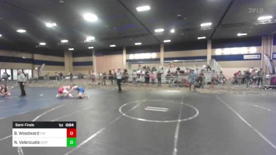 150 lbs Semifinal - Blake Woodward, The Empire vs Niko Valenzuela, Ocrtc