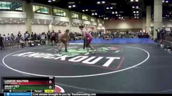 285 lbs Round 5 (8 Team) - Landon Walters, Funky Monkey vs Grady Fey, SD Blue