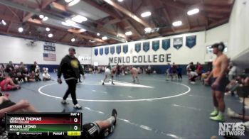 165 lbs Quarterfinal - Rysan Leong, Menlo College vs Joshua Thomas, Sierra College