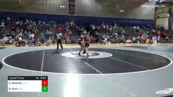 105 lbs Quarterfinal - Gracie Buckner, South Paulding Junior Spartans vs Brayden Horn, Unattached