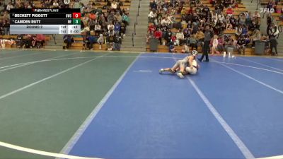 80 lbs Round 2 - Beckett Piggott, Outlaw Wrestling Club vs Camden Rutt, MN Elite