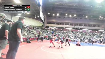 85 lbs Cons. Round 2 - Oren Travis, Spartan Wrestling Academy vs Montgomery Gordon, Searcy Youth Wrestling