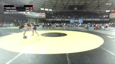 Boys 4A 157 lbs Cons. Round 2 - Jarell David, Lake Stevens vs Joel Estrada, Spanaway Lake