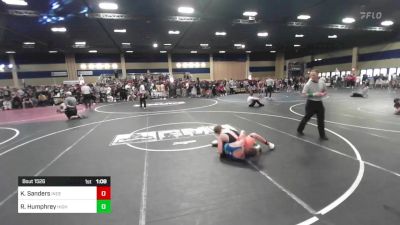 120 lbs Round Of 128 - Keith Sanders, Independence Wrestling vs Rocky Humphrey, High Desert WC