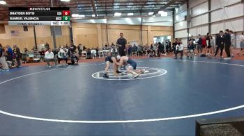 125 lbs Cons. Round 2 - Brayden Boyd, Corban University vs Sameul Valencia, Big Bend Community College