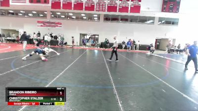 141 lbs Cons. Round 4 - Christopher Stalzer, Brockport vs Brandon Ribeiro, Ithaca