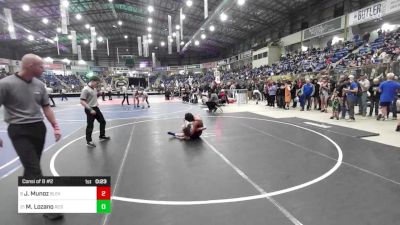 125 lbs Consi Of 8 #2 - Joseph Munoz, Blevins vs Max Lozano, RCS MS Wrestling