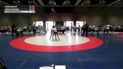 130 lbs Cons. Round 2 - Paige Sandlin, GA vs Jordan Stevens, GA