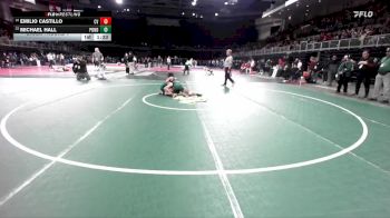 120 lbs Champ. Round 1 - Michael Hall, Ponderosa vs Emilio Castillo, Central Valley