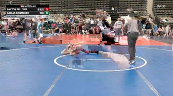 77 lbs Rr Rnd 2 - Paxton Fellows, Nebraska Elite - ESE vs Dallas Donmoyer, Thunderstruck - ESE