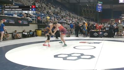 235 lbs Cons. Rd Of 32 - Daisy Glessner, Pennsylvania vs Finnley Kellerman, Kansas