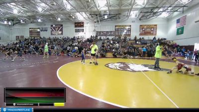 53 lbs Cons. Round 3 - Hendrix Echavarria, Moses Lake Wrestling Club vs Karsen Davisson, Okanogan Underground Wrestling Club